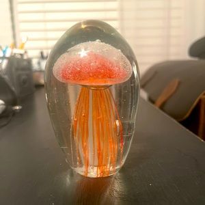 Real Cast Jellyfish Paperweight Display Piece